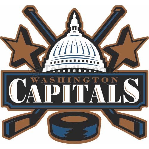 Washington Capitals T-shirts Iron On Transfers N368 - Click Image to Close